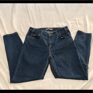 LEVI’S vtg high rise skinny blue denim jeans 29